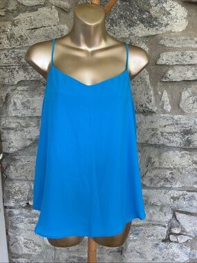 Bright Blue Spaghetti Strap Top